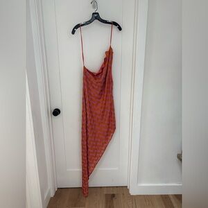 Raisa Vanessa Strass Wavy Asymmetrical Sequin Dress